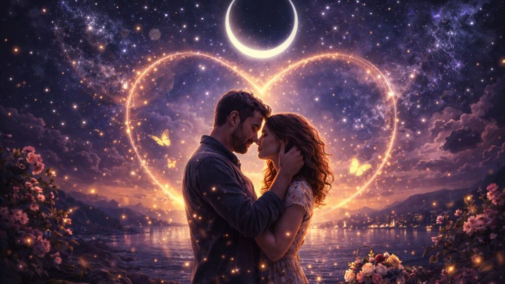 Como a Lua Nova favorece novos começos amorosos e abre espaço para novas conexões