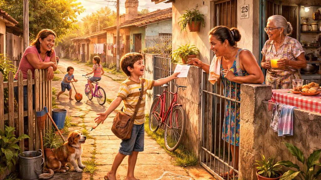 Coisas simples como mandar recado pelos filhos mostram como a vida tinha outro ritmo