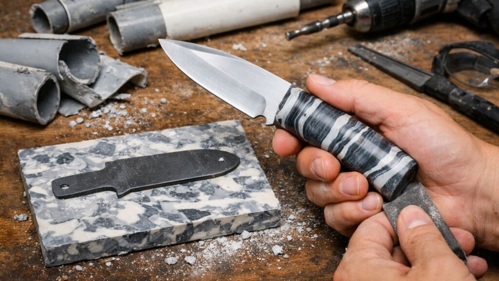 Esse reaproveitamento com PVC parece genial à primeira vista, mas não é tão simples assim