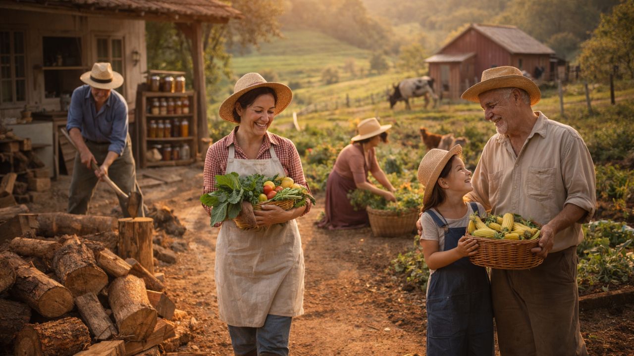 Esse jeito antigo de viver da terra ajudava muitas famílias a depender bem menos do mercado