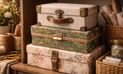 O que dá para fazer com caixas de sapato usadas pode surpreender quem gosta de decorar gastando pouco