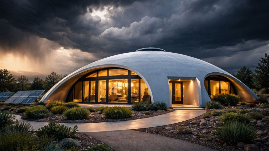 Esta casa pode enfrentar tornados, furacões e ainda cortar até 75% do gasto com energia