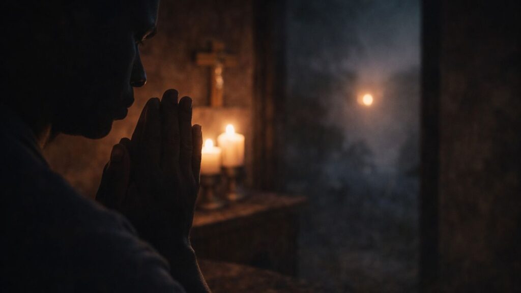 Salmos 34:4: “Quando busquei ao Senhor, o medo perdeu força dentro de mim”