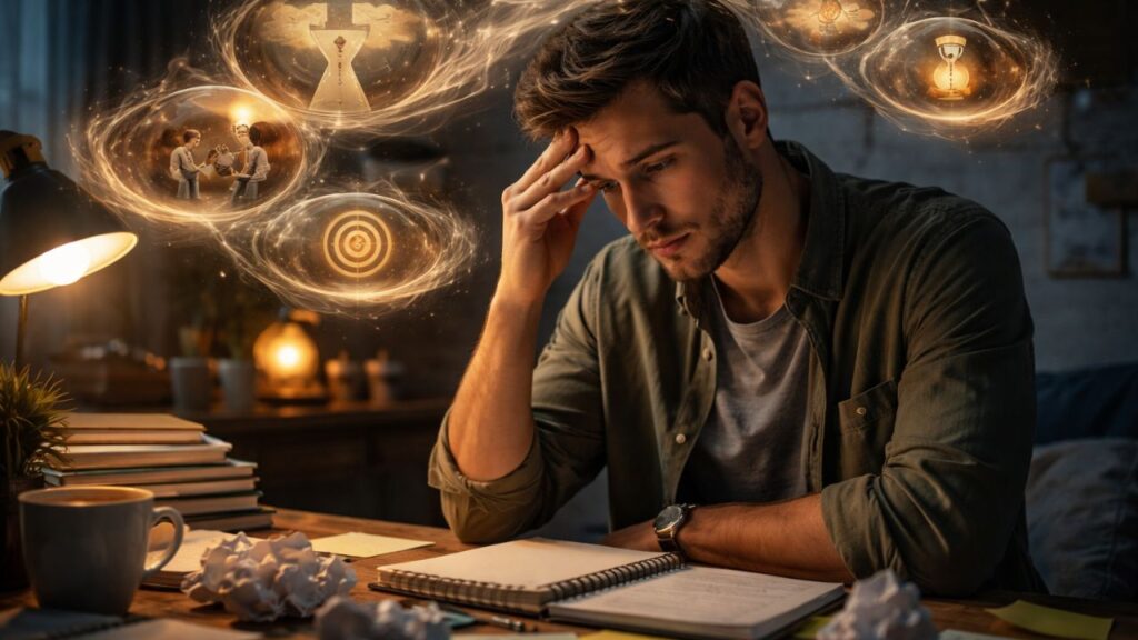 O que significa pensar demais antes de agir, segundo a psicologia