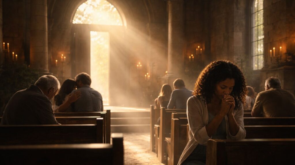 Salmos 61:3: “Deus é abrigo seguro quando o coração se sente fraco e sem direção”