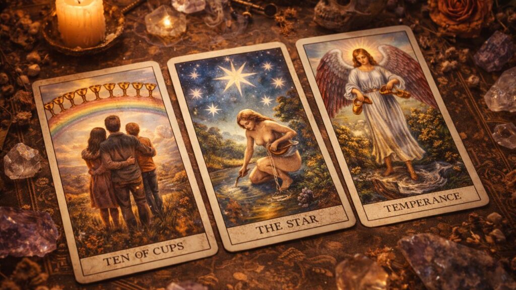 Cartas do tarot associadas a maturidade emocional e equilíbrio interior