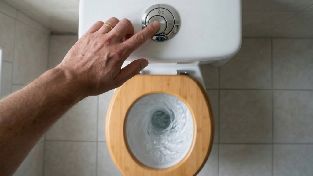 Por que a descarga tem dois botões? O motivo real que muita gente ignora e faz diferença na conta de água