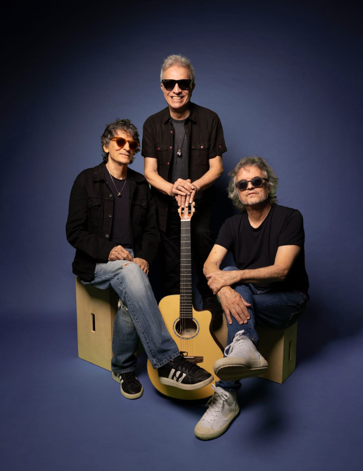 Arnaldo Brandão, Dadi Carvalho e Vinícius Cantuária