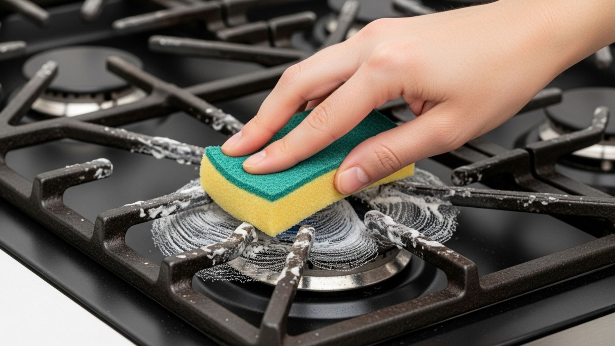 "Eu ia jogar fora porque estava velho"... Acontece que esse pó é, na verdade, um desengordurante multiuso para cozinha