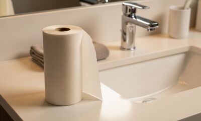 Quase ninguém sabe, mas usar papel manteiga no banheiro permite que você esqueça panos e produtos de limpeza