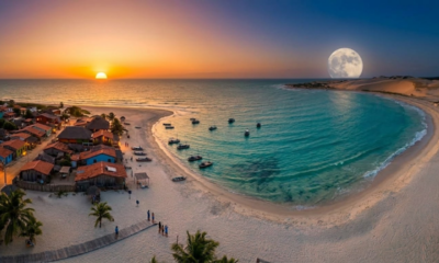 A vila onde não há asfalto nem postes de luz e a lua ilumina uma das 10 praias mais bonitas do mundo