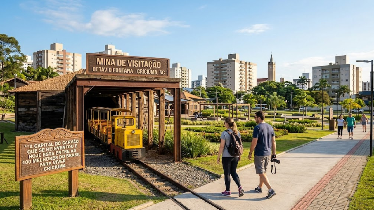 A Capital do Carvão que se reinventou e hoje está entre as 100 melhores do Brasil para viver