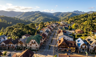 A pequena vila europeia que virou a "Suíça Mineira" pelo frio, fondue e arquitetura a 1.554 m na Serra