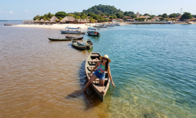A vila onde dois rios se cruzam sem se misturar foi eleito um dos paraísos de água doce mais bonitos do planeta