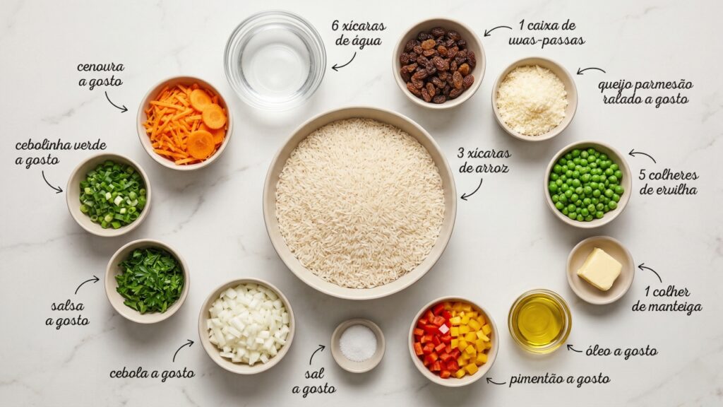 Misture arroz soltinho com legumes e faça um arroz à grega que combina com qualquer almoço especial