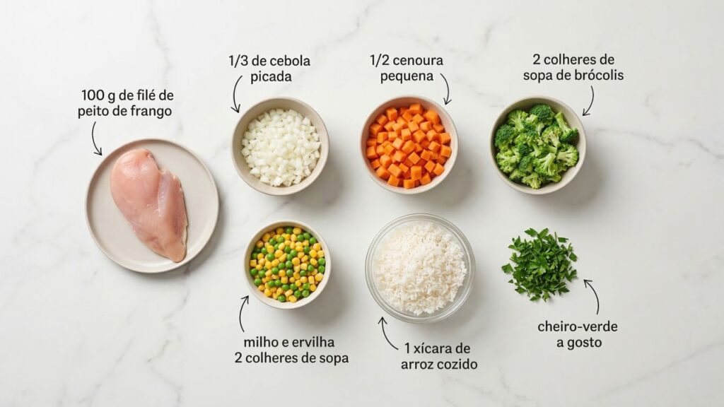 Misture arroz, frango e legumes na ordem certa e tenha um prato completo feito em poucos minutos em uma única panela