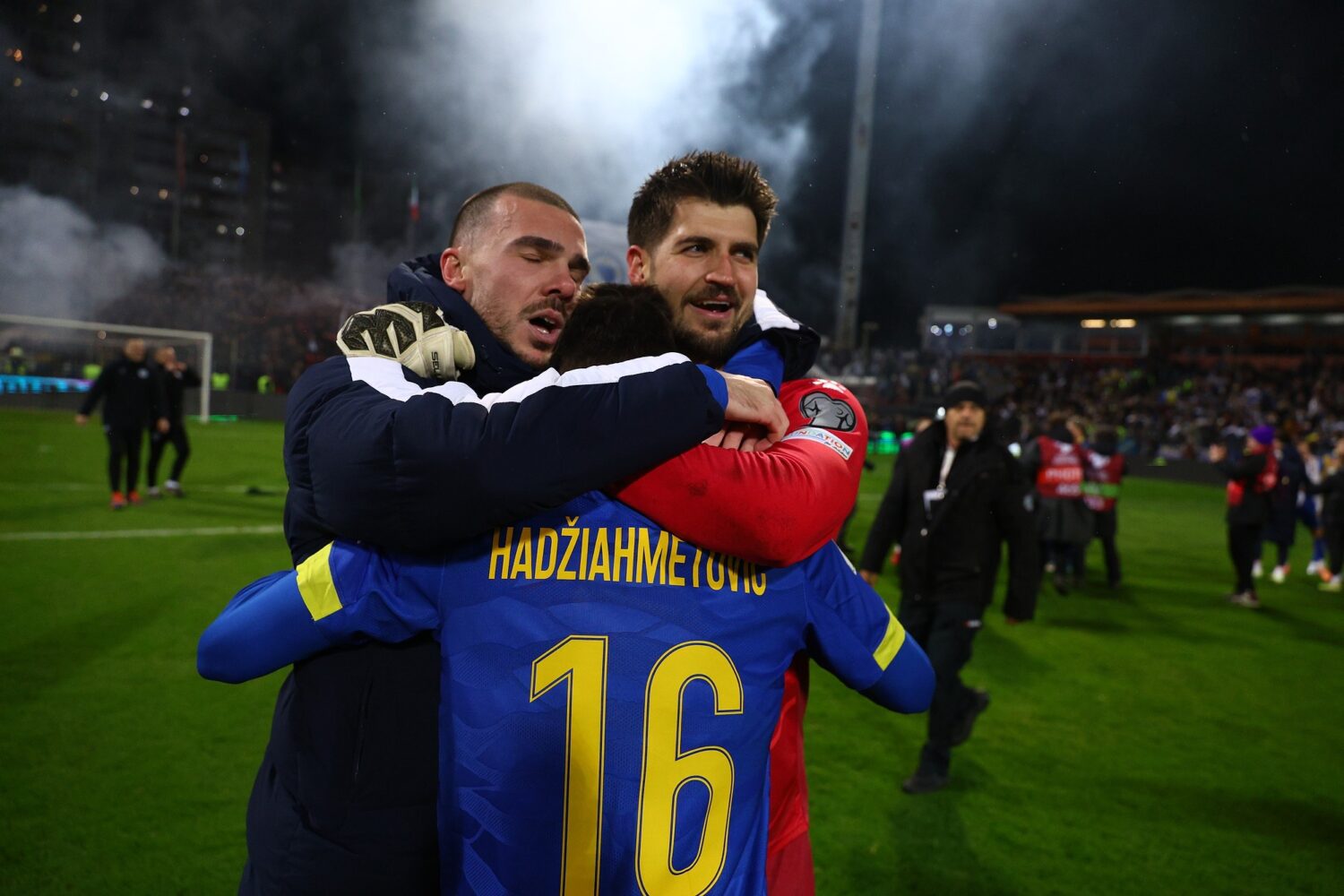 Bósnia se classifica para a Copa do Mundo (Foto: Damir Hajdarbašić, Reprezentacija.ba)