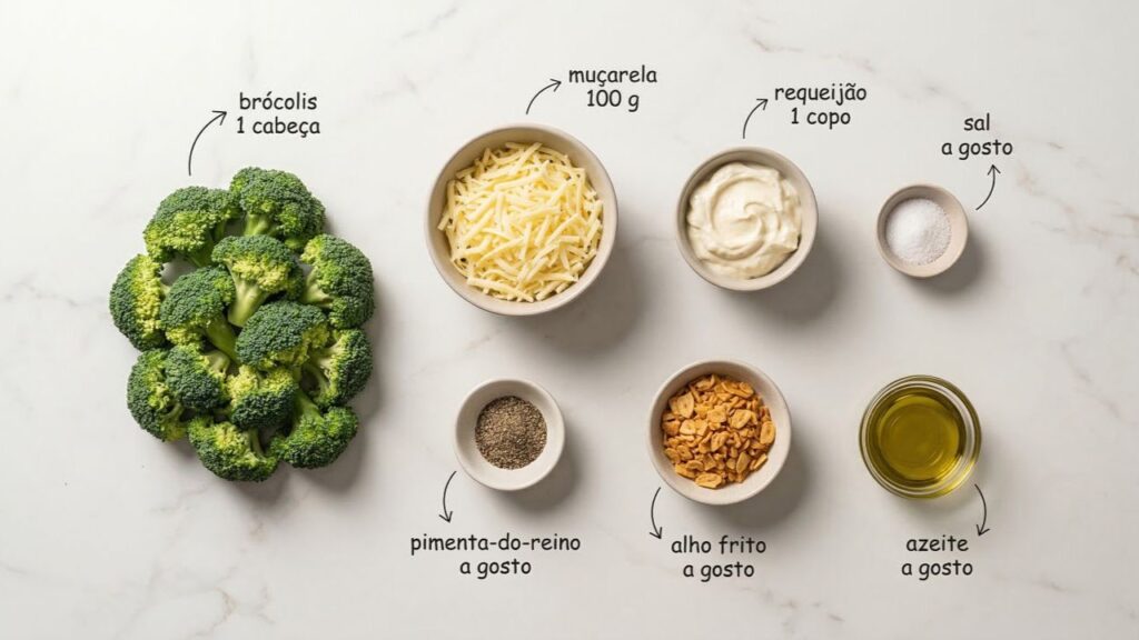 Nunca mais faça brócolis sem graça: leve brócolis, requeijão e muçarela ao forno e tenha um prato cremoso perfeito para servir no jantar