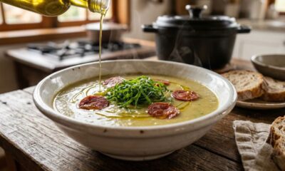 Esse caldo verde fica pronto em 30 minutos e ganha cremosidade sem farinha