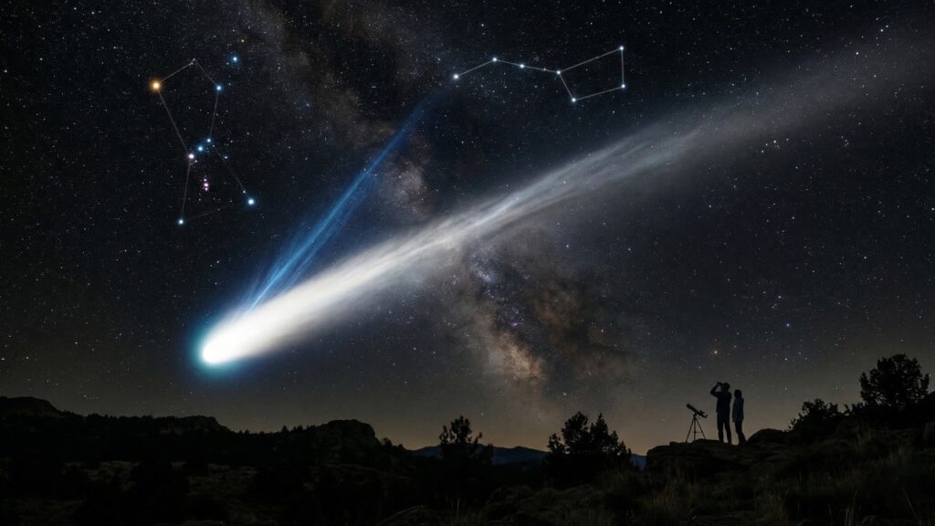 Não perca esta oportunidade única: um cometa que viajou milhões de anos vai passar perto da Terra