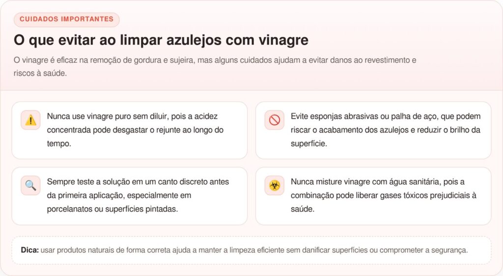 Borrifar vinagre com água nos azulejos da cozinha: para que serve, quando usar e por que ajuda na limpeza