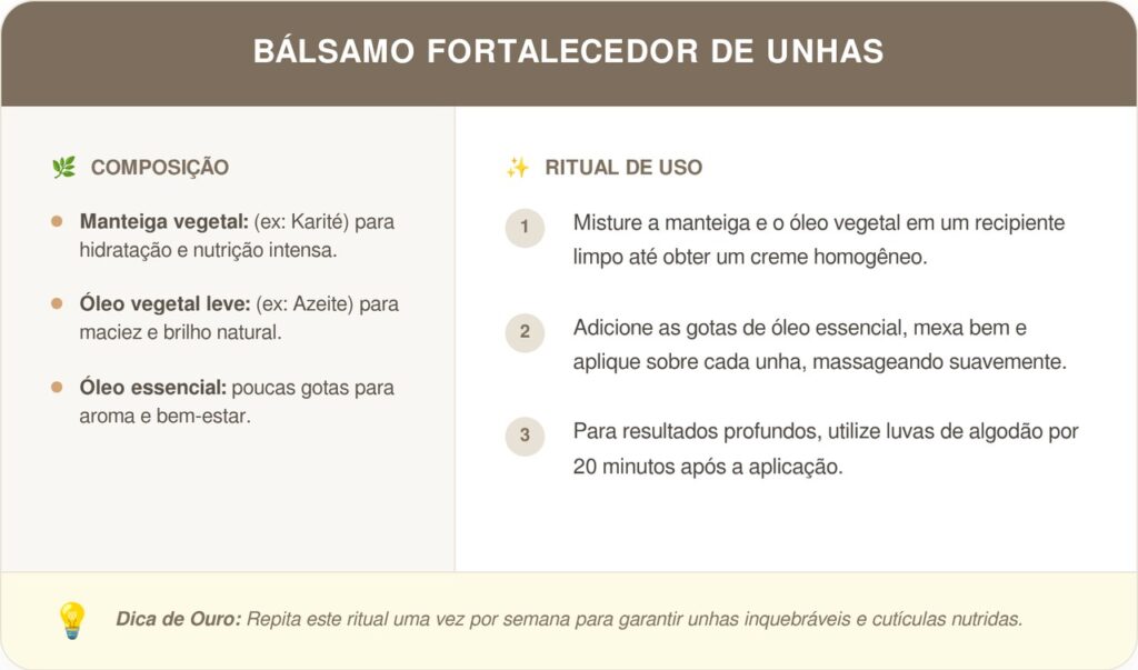 Aprenda como ter unhas fortes e resistentes com ingredientes que você tem em casa