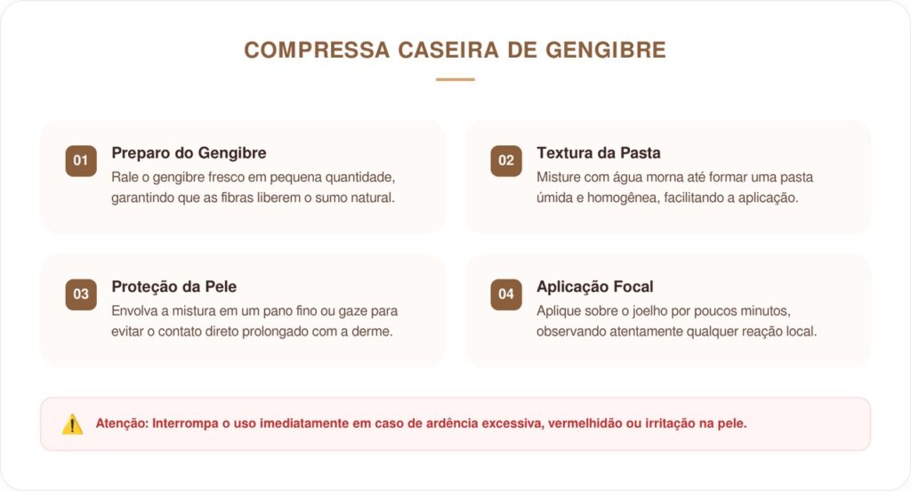 A receita caseira com gengibre que idosos estão usando para aliviar dores no joelho