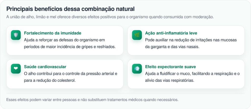 Chá de alho com limão combina alicina e vitamina C para aliviar a garganta