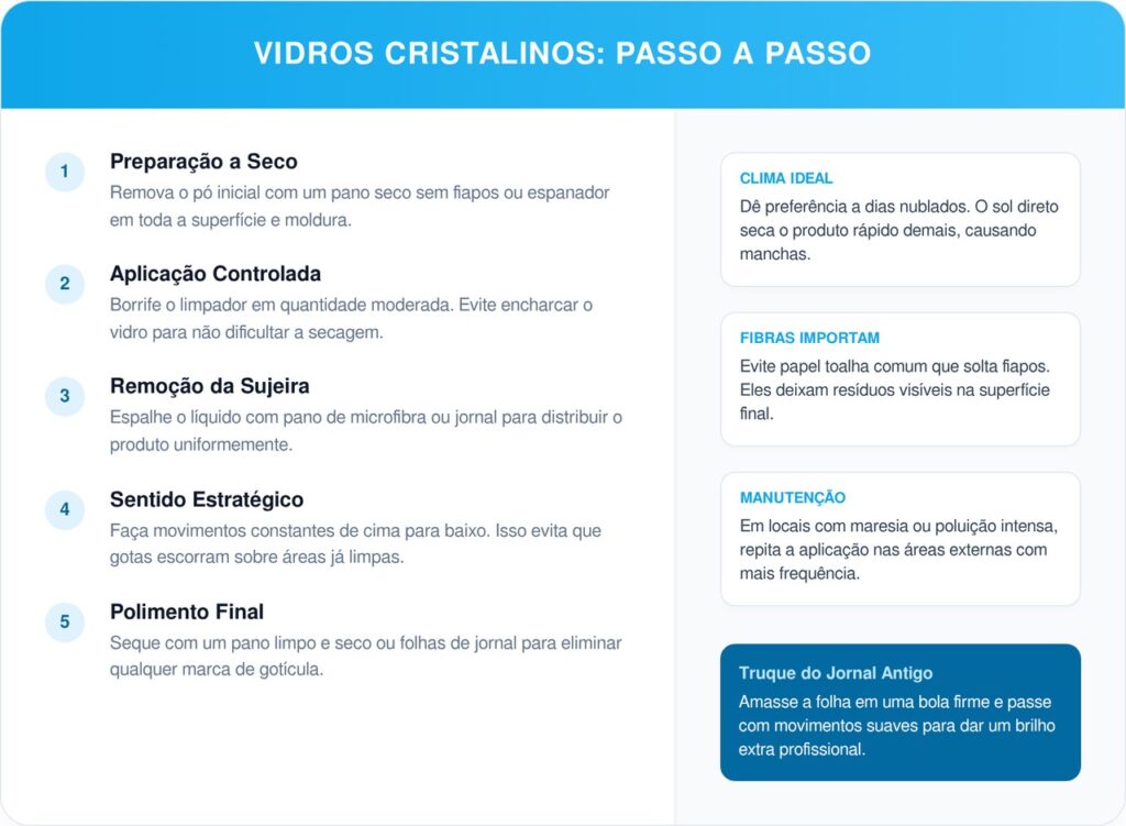 Janelas limpas e sem manchas com a mistura caseira de apenas 3 ingredientes