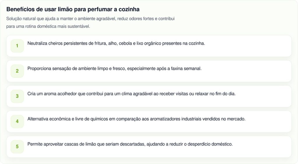 Limão, gengibre e canela ajudam a manter a casa perfumada