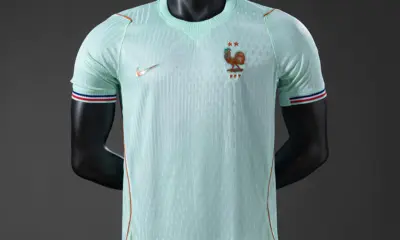 Camisa verde da seleção francesa (Foto: Divulgação)