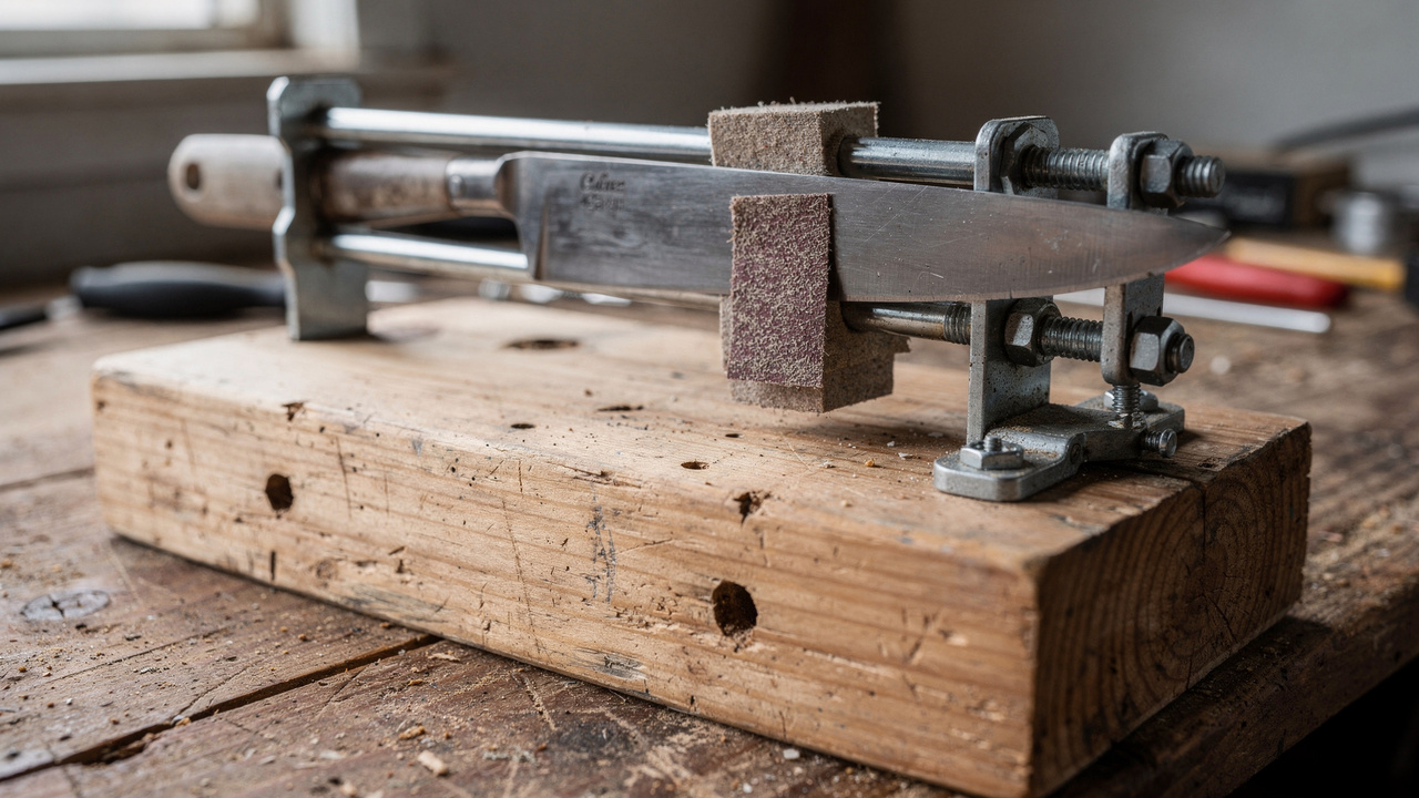 Pare de usar facas cegas: uma ferramenta simples pode recuperar o fio em minutos