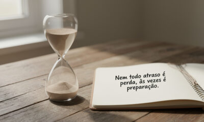 Eclesiastes 3:1: “Nem todo atraso é perda, às vezes é preparação para algo maior”