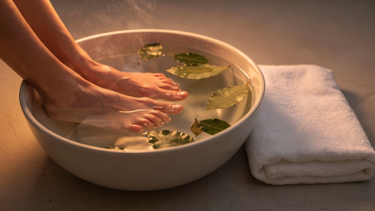 Lavar os pés com folhas de louro e água morna: por que é recomendado e quando é melhor fazê-lo