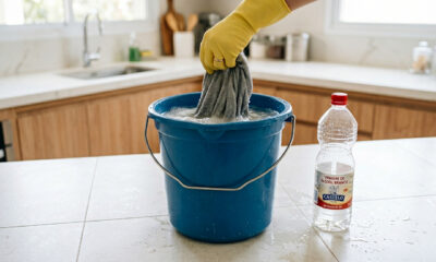 Colocar vinagre no balde de passar pano no chão: por que isso é recomendado e para que serve