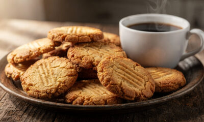 Esse biscoito amanteigado caseiro da minha vó fica pronto em 25 minutos e é perfeito para servir com café