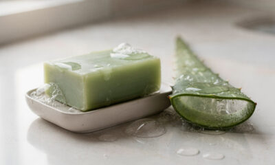 Aprenda como fazer sabonete artesanal de babosa para renovar peles maduras e secas