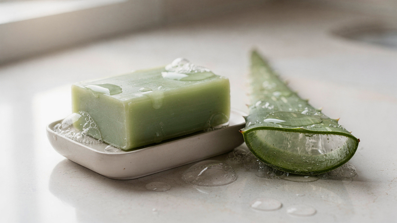 Aprenda como fazer sabonete artesanal de babosa para renovar peles maduras e secas