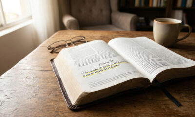 Versículo do dia inspirado em Êxodo 33:14 para quem precisa aprender a descansar mais em Deus