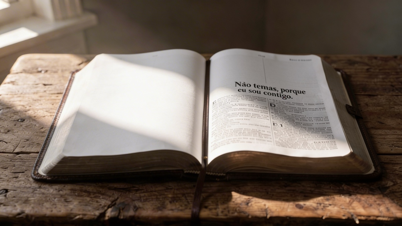 Versículo do dia: Isaías 41:10 — “Não temas, porque eu sou contigo…”