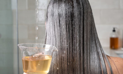 O truque simples com vinagre de maçã que pode deixar o cabelo grisalho mais brilhante e alinhado