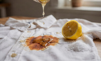 Aprenda como remover mancha de ferrugem da roupa usando apenas um truque com limão