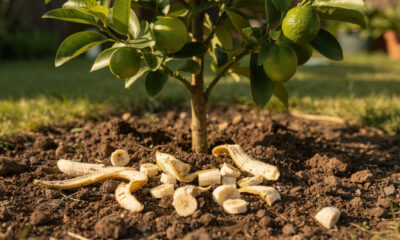 Para que serve casca de banana no limoeiro e por que muita gente começou a usar esse truque no quintal