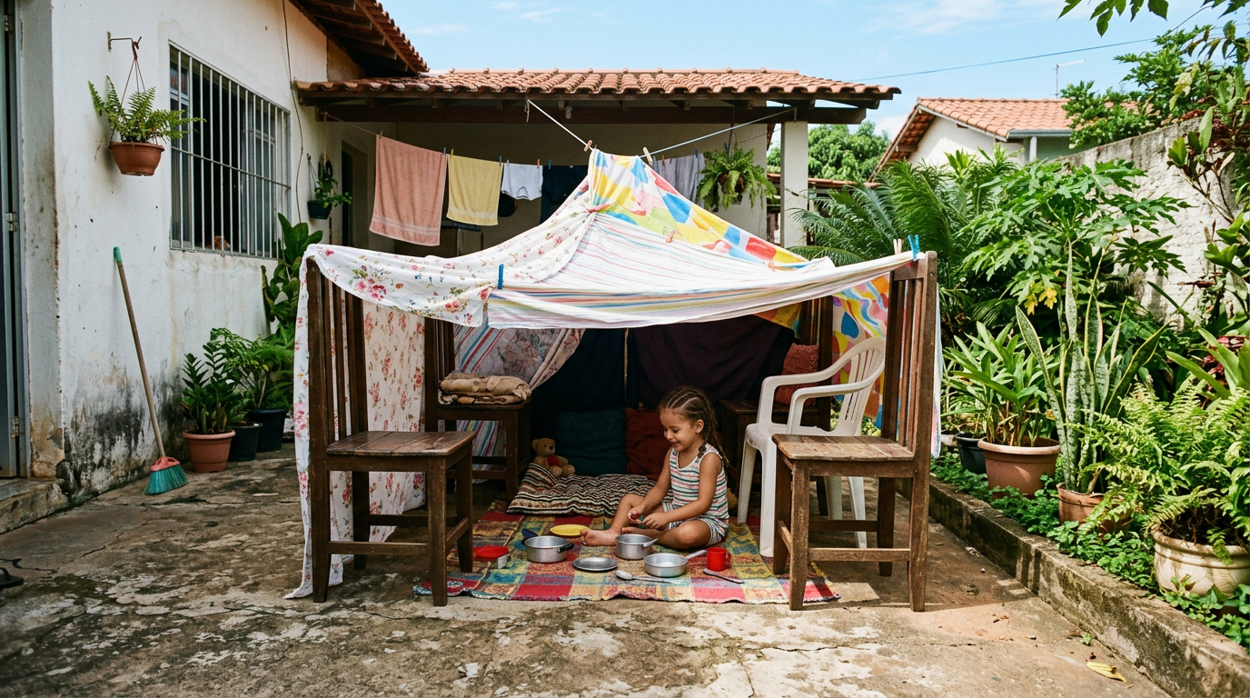 Diversões que ocupavam a tarde inteira e faziam brincar de casinha no quintal parecer magia