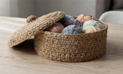 Como fazer uma cesta linda com materiais baratos e ganhar dinheiro com artesanato