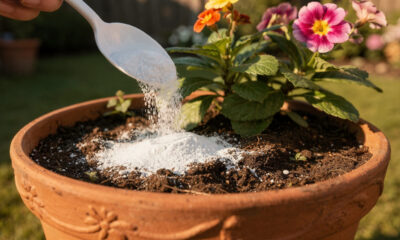 Jardineiros estão colocando isso no vaso e as plantas estão crescendo mais fortes e saudáveis