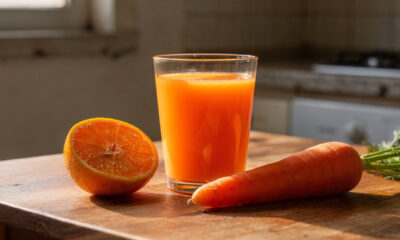 Transforme suas manhãs com o suco de laranja e cenoura que garante disposição e afasta a preguiça