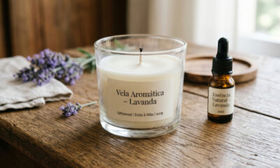 Mistura poderosa de ceras garante a vela aromática mais cheirosa que você já viu