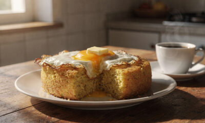 Troquei o pão por esse cuscuz de frigideira com ovo no café da manhã quando comecei a evitar farinha branca: prático, barato e muito saboroso