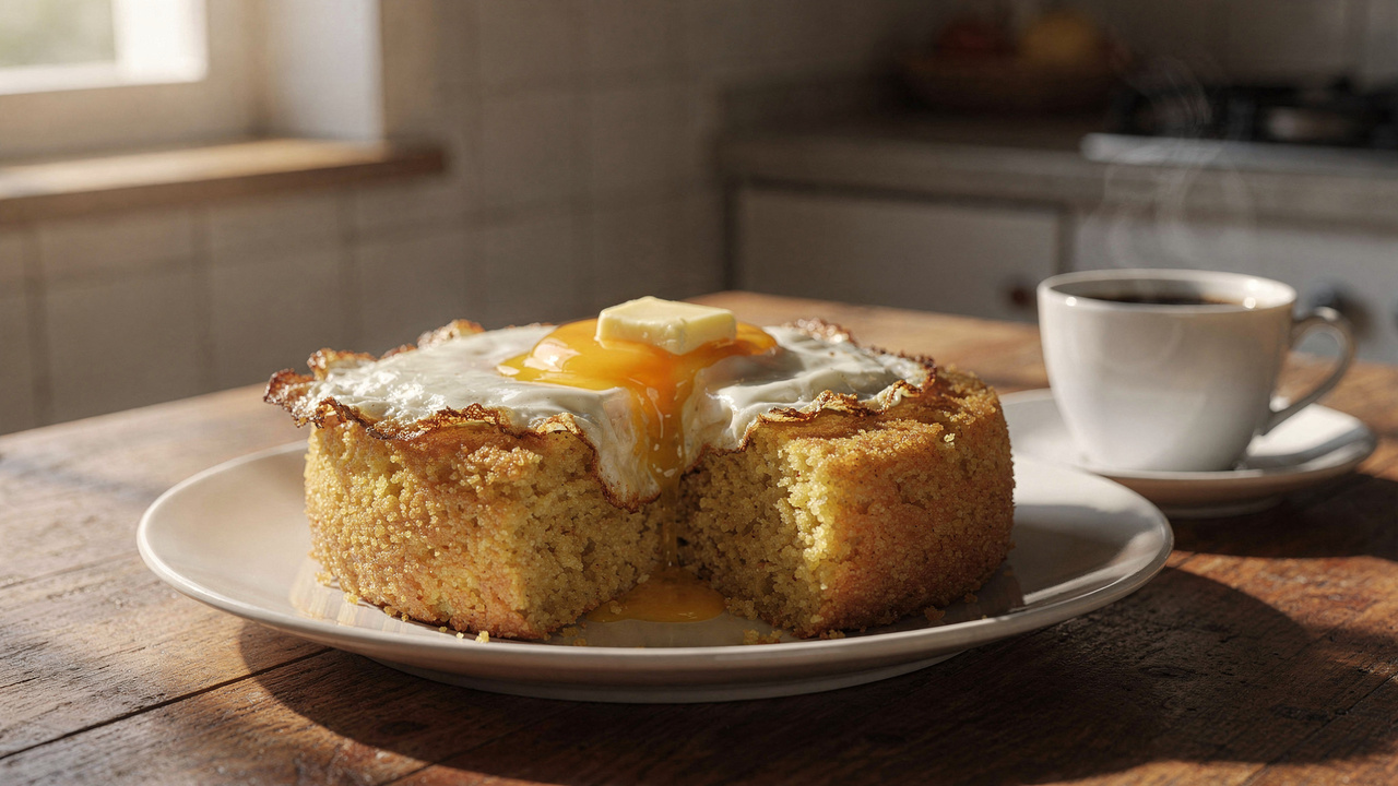 Troquei o pão por esse cuscuz de frigideira com ovo no café da manhã quando comecei a evitar farinha branca: prático, barato e muito saboroso